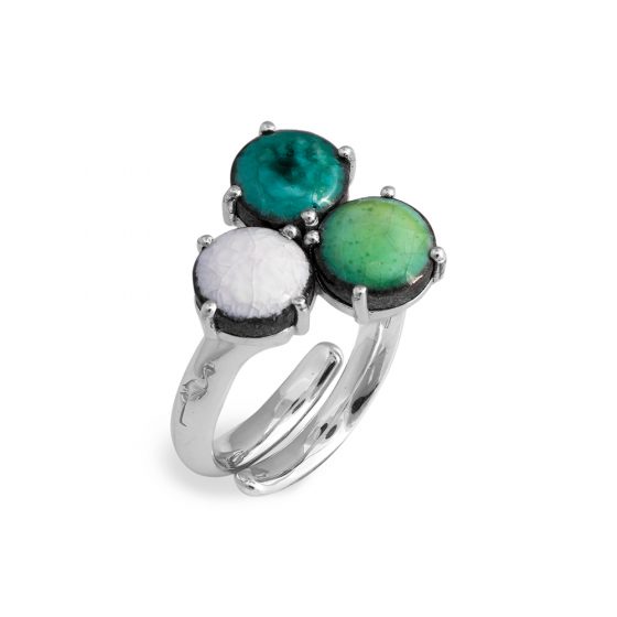 Anello tre pietre